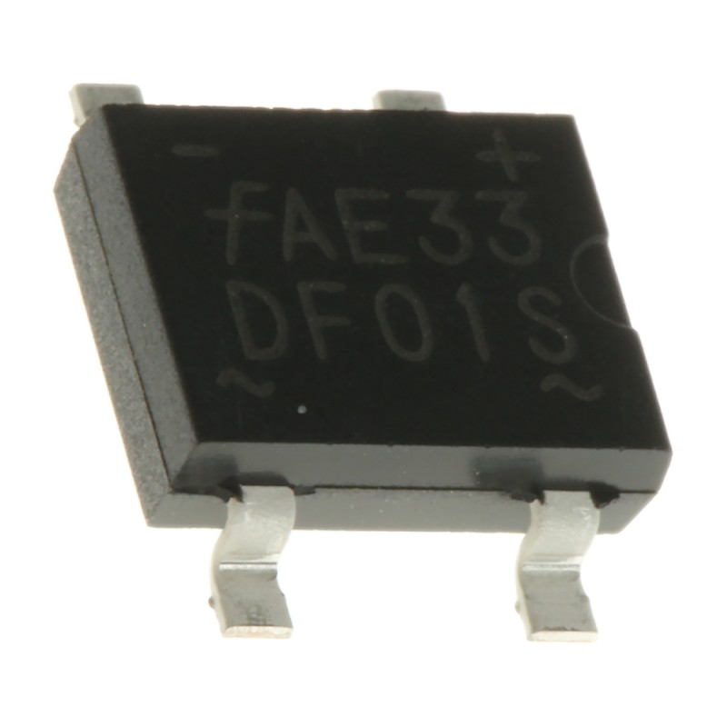 10 pcs - onsemi Bridge Rectifier, 1.5A, 100V, 4-Pin