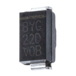 20 pcs - Vishay 200V 2A, Ultrafast Rectifiers Diode, 2-Pin DO-214AC BYG22D-E3/TR3