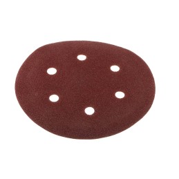 25 pcs - RS PRO Aluminium Oxide Sanding Disc, 150mm, P80 Grit, 25 in pack