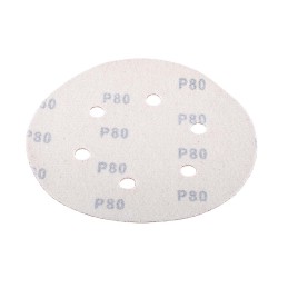 25 pcs - RS PRO Aluminium Oxide Sanding Disc, 150mm, P80 Grit, 25 in pack
