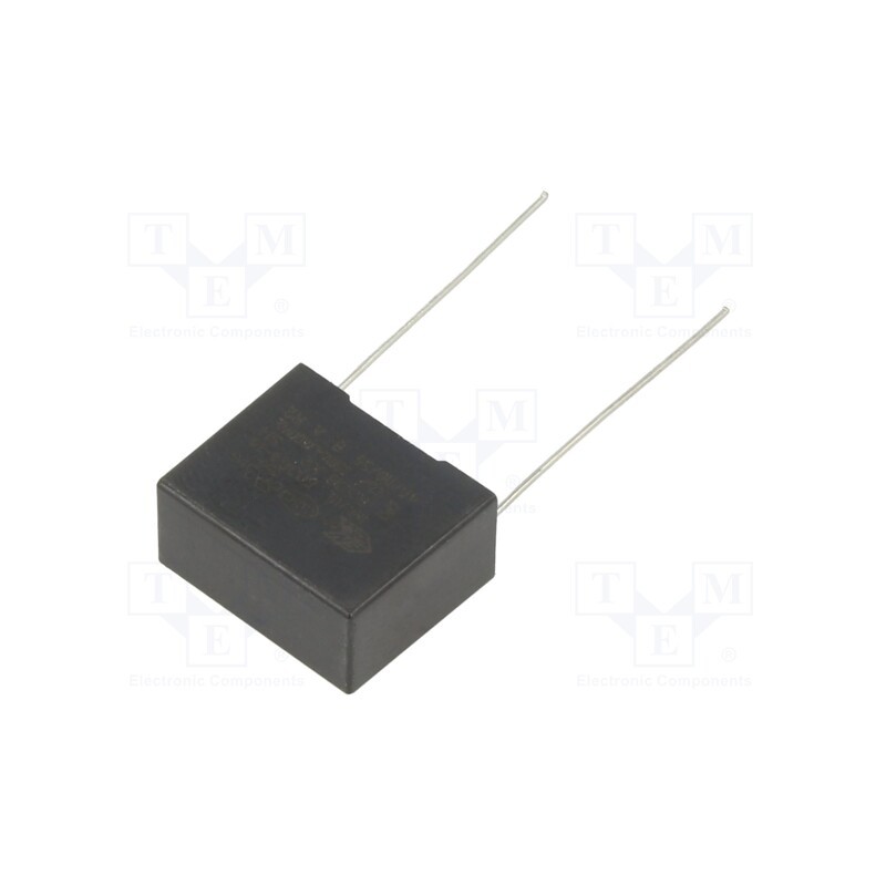 1 pcs x KEMET - R53BI32205000K - Capacitor: polypropylene, 0.22uF, 8.5x14.5x18mm, THT, ±10%, 25mm