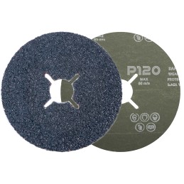 25 pcs - RS PRO Ceramic, 115mm, P120 Grit, 25 in pack