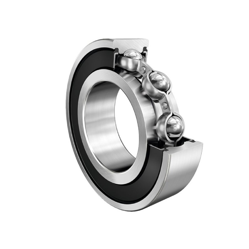 1 pcs - FAG 62203-A-2RSR Single Row Deep Groove Ball Bearing- Both Sides Sealed 17mm I.D, 40mm O.D