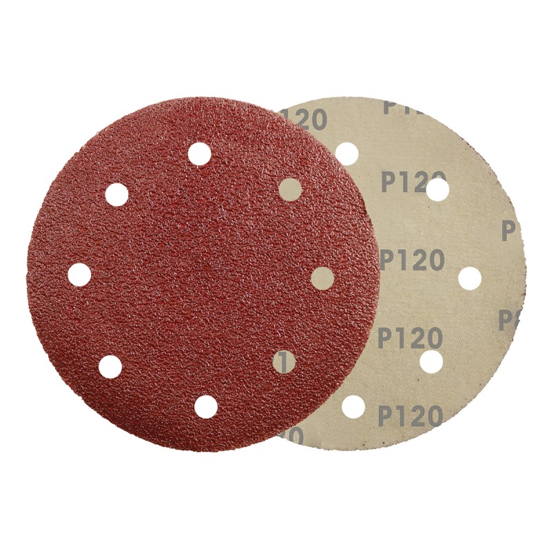 25 pcs - RS PRO Aluminium Oxide Sanding Disc, 150mm, P120 Grit, 25 in pack