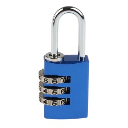 1 pcs - ABUS 145/20 Combination Weatherproof Aluminium, Steel Safety Padlock, 3mm Shackle, 20mm Body