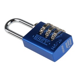 1 pcs - ABUS 145/20 Combination Weatherproof Aluminium, Steel Safety Padlock, 3mm Shackle, 20mm Body