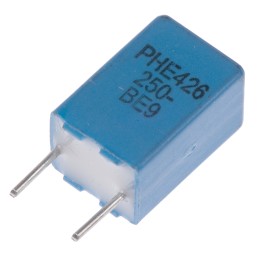50 pcs - KEMET PHE426 Metallised Polypropylene Film Capacitor, 160 V ac, 250 V dc, ±5%, 100nF, Through Hole