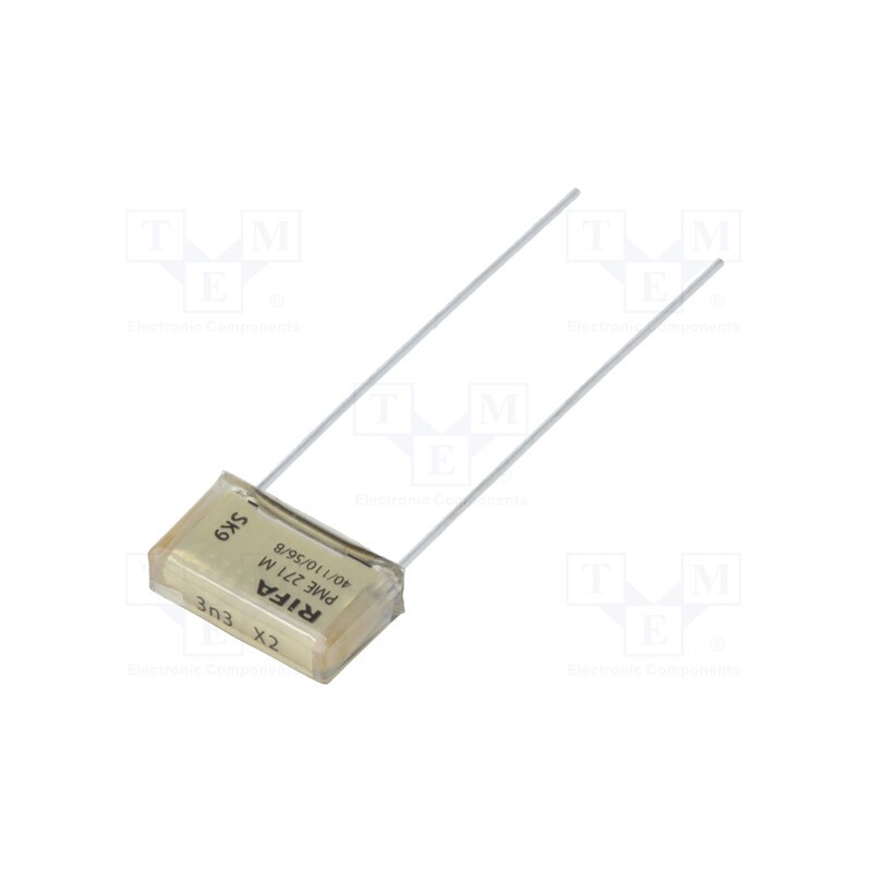 1 pcs x KEMET - PME271M433MR30 - Capacitor: paper, X2, 3.3nF, 275VAC, 10.2mm, ±20%, THT, PME271M