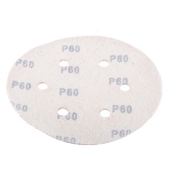 25 pcs - RS PRO Aluminium Oxide Sanding Disc, 150mm, P60 Grit, 25 in pack