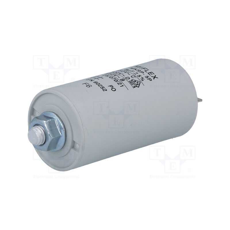 1 pcs x MIFLEX - I15KV580K-B - Capacitor: motors, run, 8uF, 450V, Ø35x83mm, -25÷70°C, ±10%, 10000h