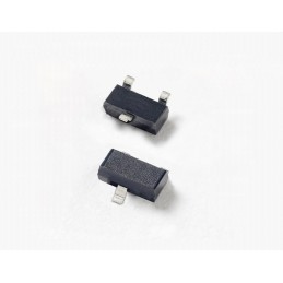 10 pcs - Littelfuse SM712-02HTG, Dual-Element Bi-Directional TVS Diode Array, 600W, 3-Pin SOT-23