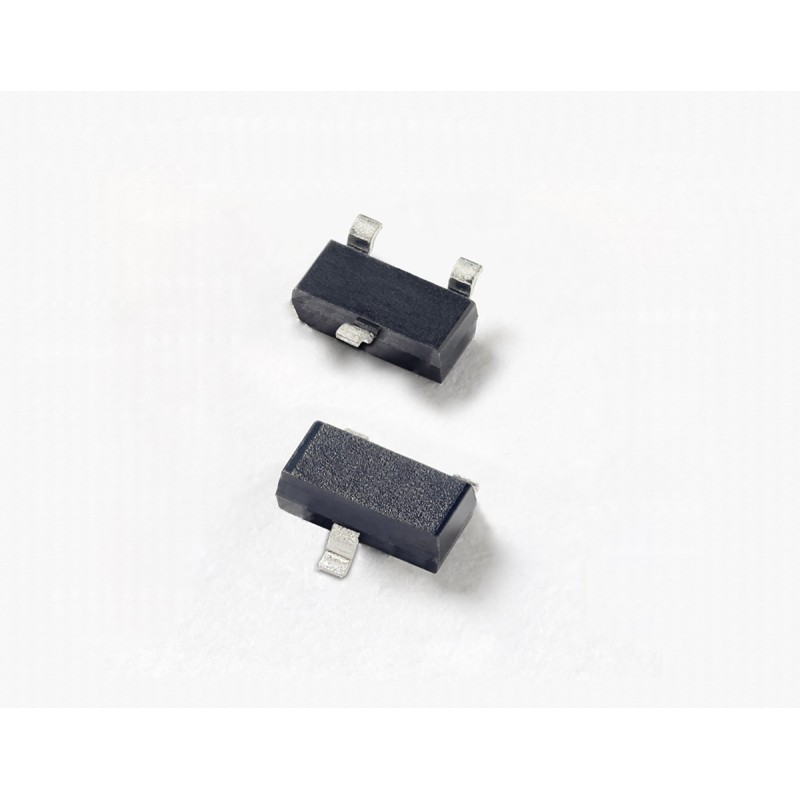 10 pcs - Littelfuse SM712-02HTG, Dual-Element Bi-Directional TVS Diode Array, 600W, 3-Pin SOT-23