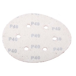 25 pcs - RS PRO Aluminium Oxide Sanding Disc, 150mm, P40 Grit, 25 in pack