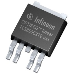 10 pcs - Infineon TLS850C2TEV33ATMA1, 1, Voltage Regulator 500mA 5-Pin, PG-TO252-5