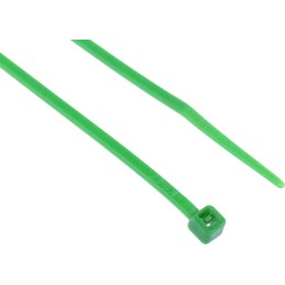 1 Bag of 100 - RS PRO Cable Tie, 203mm x 2.5 mm, Green Nylon, Pk-100