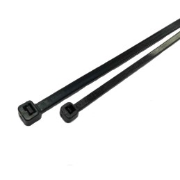 1 Bag of 100 - RS PRO Cable Tie, 368mm x 4.8 mm, Black Nylon, Pk-100