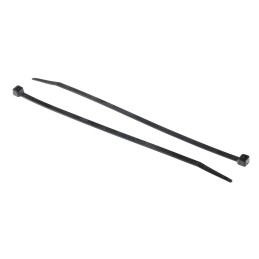 1 Bag of 100 - RS PRO Cable Tie, Flame Retardant, 203mm x 4.8 mm, Black Nylon, Pk-100