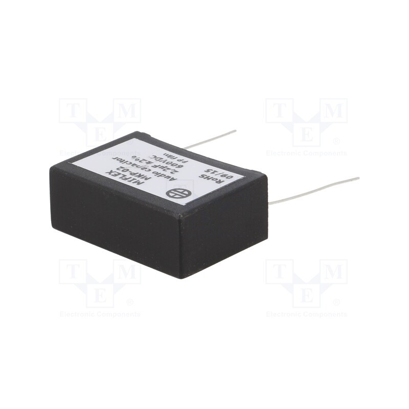 1 pcs x MIFLEX - MKP02FH522G-B - Capacitor: polypropylene, 2.2uF, 600VDC, 37.5mm, ±2%, -25÷85°C, THT