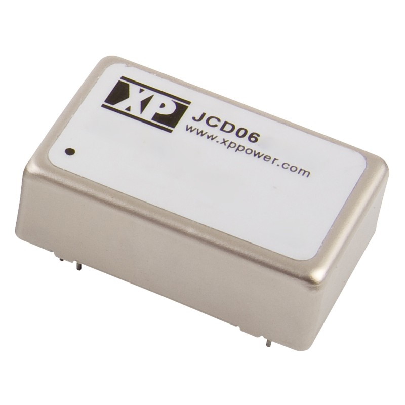 1 pcs - XP Power JCD DC-DC Converter, 5V dc/ 1.2A Output, 4.5 - 9 V dc Input, 6W, Through Hole, +100°C Max Temp -40°C