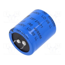 1 pcs x VISHAY - MAL225727471E3 - Capacitor: electrolytic, SNAP-IN, 470uF, 450VDC, Ø35x40mm, ±20%