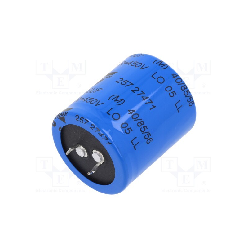 1 pcs x VISHAY - MAL225727471E3 - Capacitor: electrolytic, SNAP-IN, 470uF, 450VDC, Ø35x40mm, ±20%
