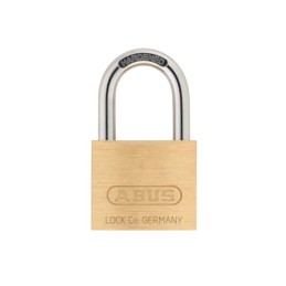 1 pcs - ABUS Key Weatherproof Titanium Padlock, 6.5mm Shackle, 45mm Body