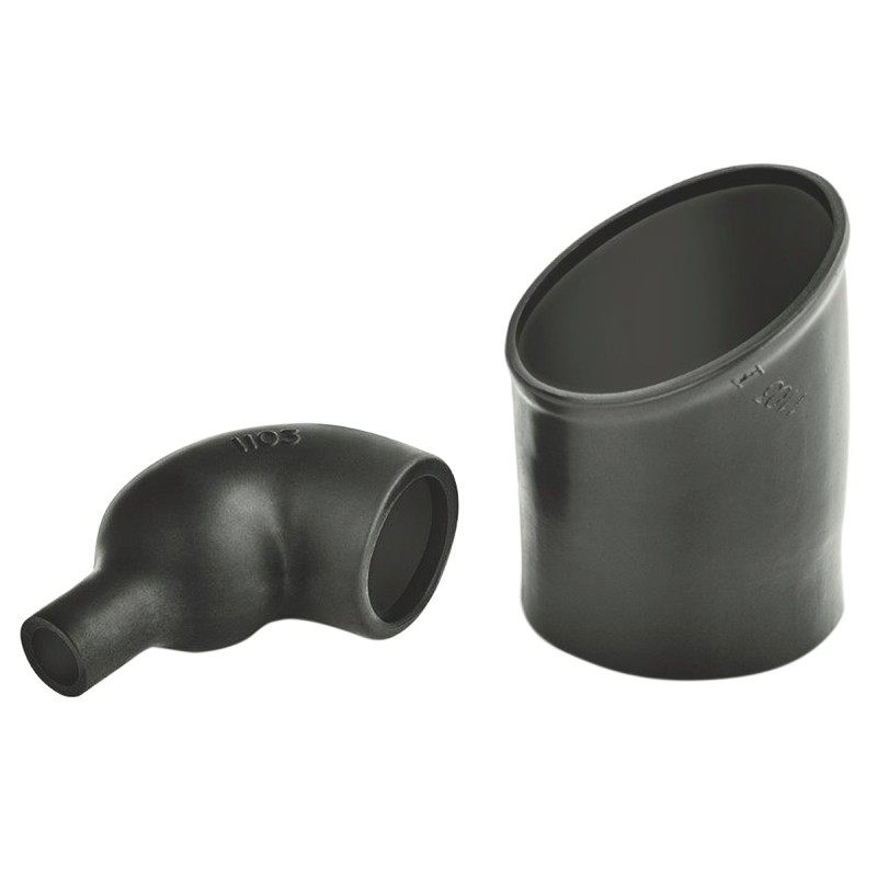 1 pcs - HellermannTyton Cable Boot Black, Fluid Resistant Elastomer, 16.5mm