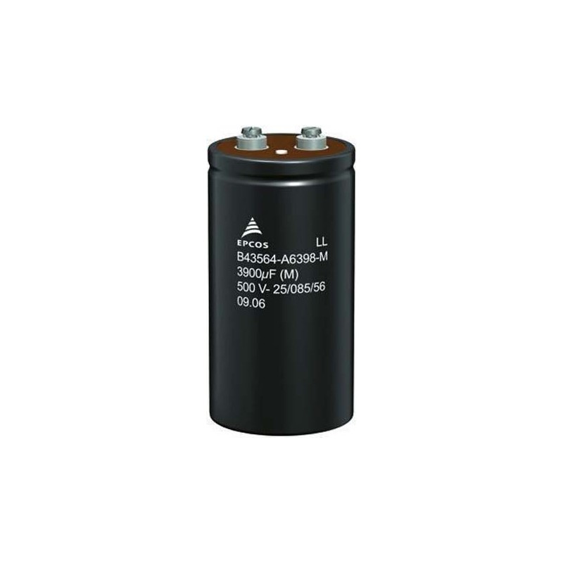 10 pcs - EPCOS 68000μF Aluminium Electrolytic Capacitor 25V dc, Screw Terminal - B41456B5689M000