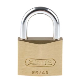 1 pcs - ABUS Key Weatherproof Brass, Steel Padlock, Keyed Alike, 6mm Shackle, 65mm Body