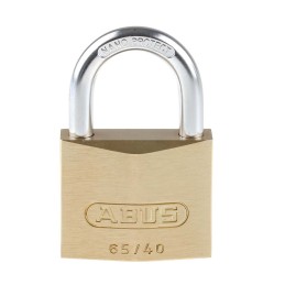 1 pcs - ABUS Key Weatherproof Brass, Steel Padlock, Keyed Alike, 6mm Shackle, 65mm Body