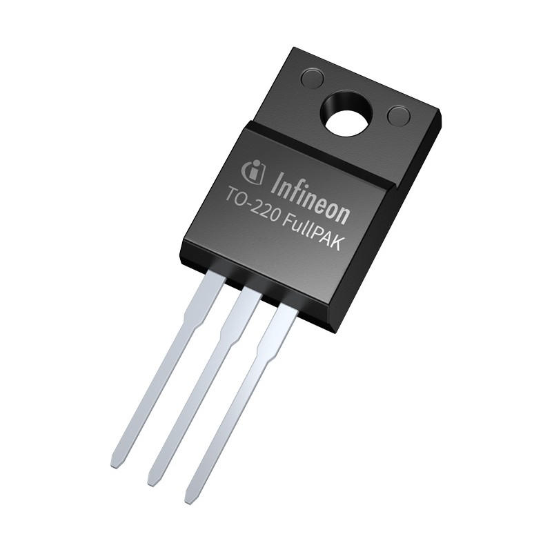 20 pcs - N-Channel MOSFET, 6.8 A, 600 V, 3-Pin TO-220 FP Infineon IPA60R1K0CEXKSA1