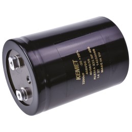5 pcs - KEMET 2200μF Aluminium Electrolytic Capacitor 450V dc, Screw Terminal - ALS31A222NF450