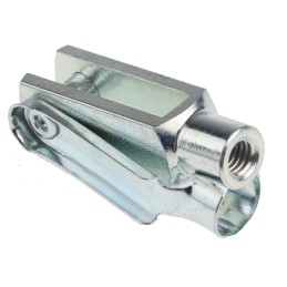 1 pcs - RS PRO Steel M6 x 1 Clevis, 43mm x 12mm