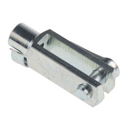 1 pcs - RS PRO Steel M6 x 1 Clevis, 43mm x 12mm