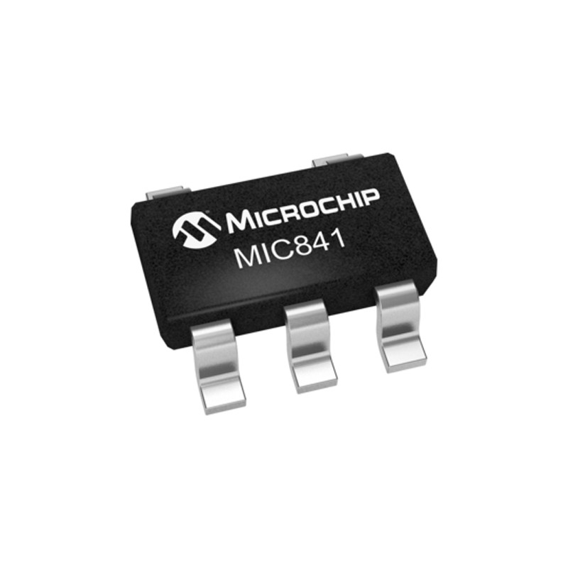 10 pcs - MIC841HYC5-TR Microchip, Dual Comparator, Open Drain, Push-Pull O/P, 12μs 1.5 - 5.5 V 5-Pin SC-70