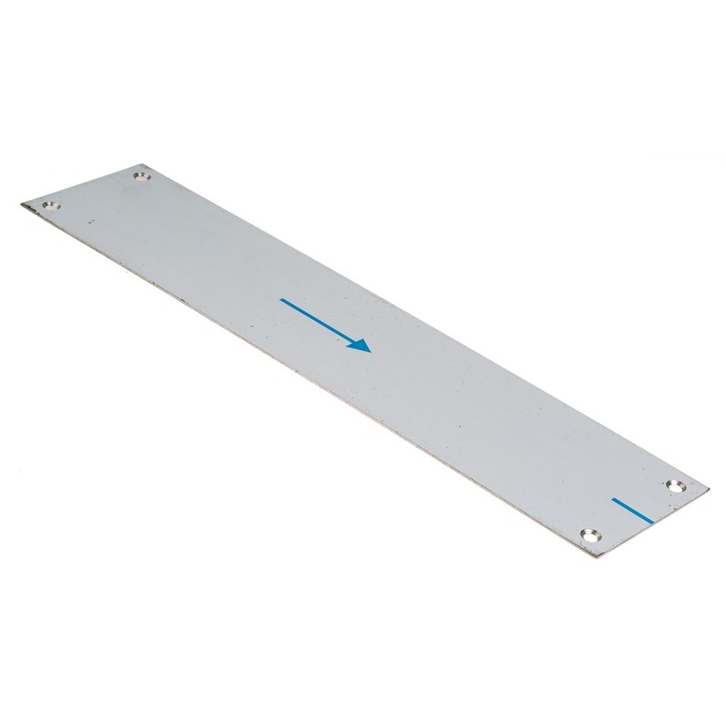 1 pcs - Stainless Steel Screw Mounted Push Plate, 330 x 75mm