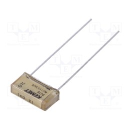 1 pcs x KEMET - P278HE102M480A - Capacitor: paper, X1, 1nF, 480VAC, 10.2mm, ±20%, THT, P278, 1000VDC