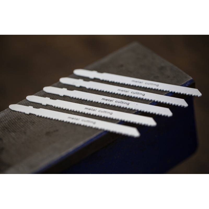 5 pcs - RS PRO, 12 Teeth Per Inch 75mm Cutting Length Jigsaw Blade, Pack of 5