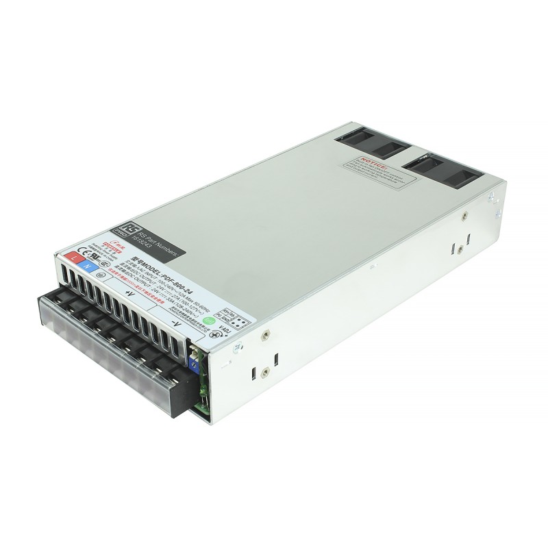 1 pcs - RS PRO Switching Power Supply, 48V dc, 14A, 800W, 1 Output, 90 - 264V ac Input Voltage