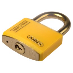 1 pcs - ABUS Key Weatherproof Brass Safety Padlock, Keyed Alike, 6mm Shackle, 40mm Body
