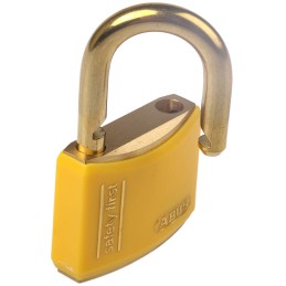 1 pcs - ABUS Key Weatherproof Brass Safety Padlock, Keyed Alike, 6mm Shackle, 40mm Body