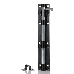 1 pcs - RS PRO Steel Black Powder Coating Door Bolt