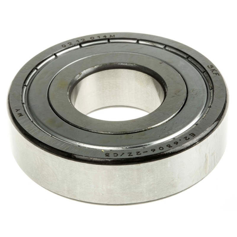 1 pcs - SKF E2.6306-2Z/C3 Single Row Deep Groove Ball Bearing- Both Sides Shielded 30mm I.D, 72mm O.D