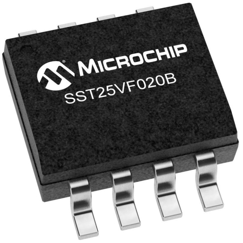 10 pcs - Microchip 2Mbit SPI Flash Memory 8-Pin SOIC, SST25VF020B-80-4I-SAE-T