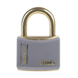 1 pcs - ABUS Key Weatherproof Brass Safety Padlock, Keyed Alike, 6.5mm Shackle, 40mm Body