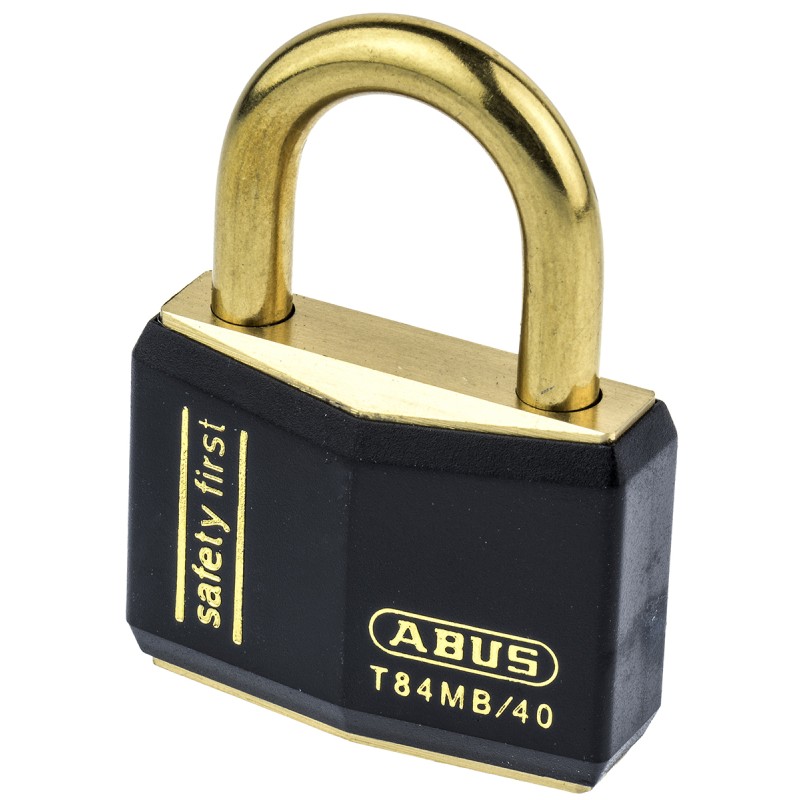 1 pcs - ABUS Key Weatherproof Brass Safety Padlock, Keyed Alike, 6.5mm Shackle, 43mm Body
