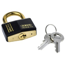1 pcs - ABUS Key Weatherproof Brass Safety Padlock, Keyed Alike, 6.5mm Shackle, 43mm Body