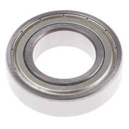 1 pcs - RS PRO 6005-2Z Single Row Deep Groove Ball Bearing- Both Sides Shielded 25mm I.D, 47mm O.D