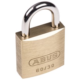 1 pcs - ABUS Key Weatherproof Brass, Steel Padlock, 5mm Shackle, 30mm Body