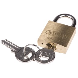 1 pcs - ABUS Key Weatherproof Brass, Steel Padlock, 5mm Shackle, 30mm Body